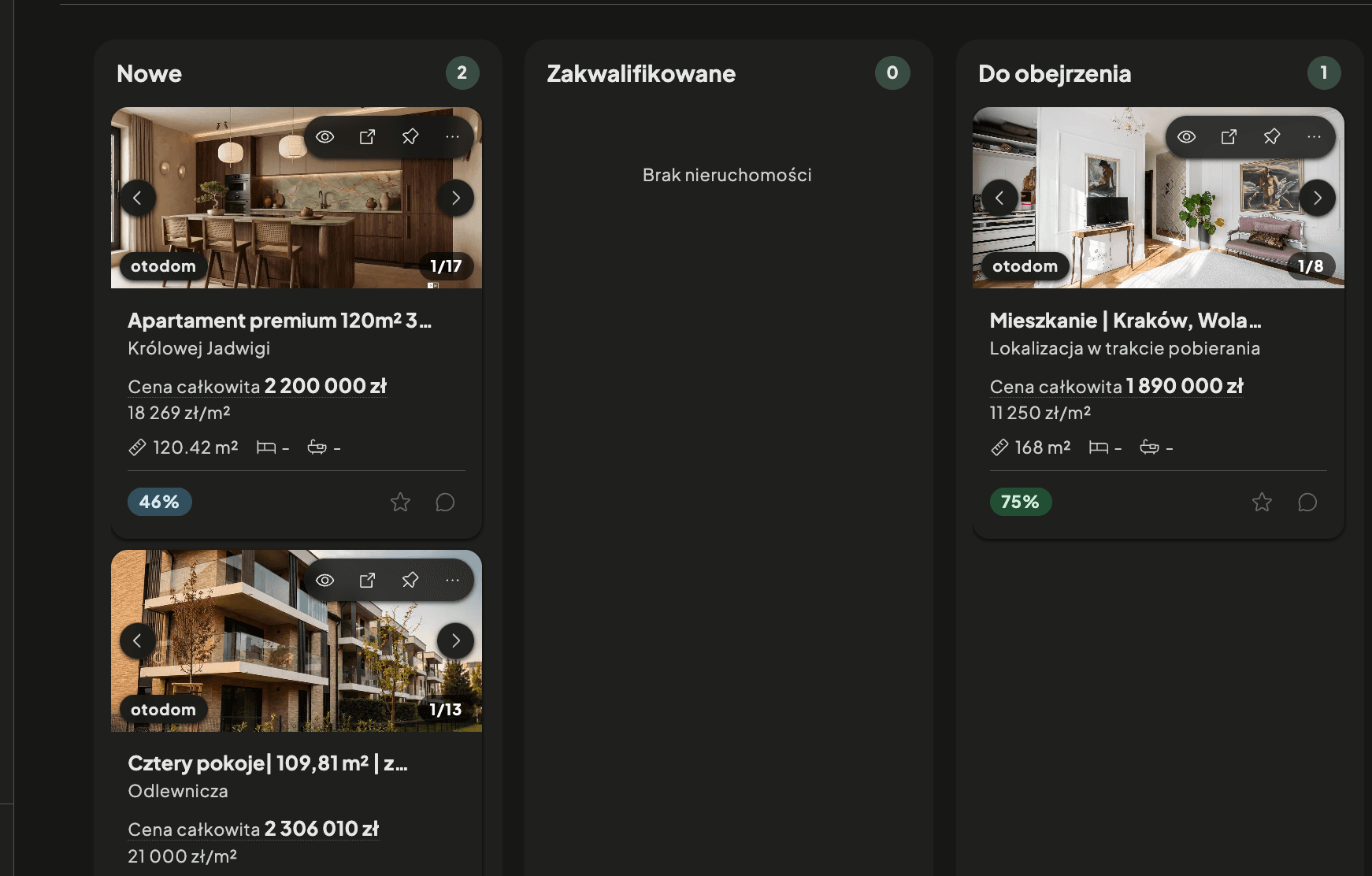 Podgląd funkcji Lokumio